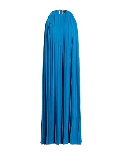 Semicouture Woman Maxi Dress Pastel Blue Size 2 Polyester