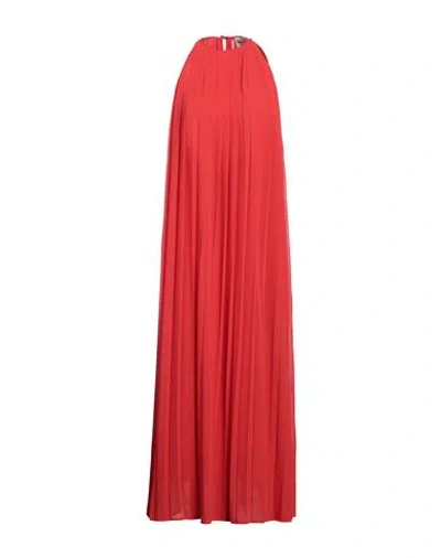 Semicouture Woman Maxi Dress Red Size 6 Polyester