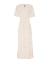 Semicouture Woman Maxi Dress White Size L Cotton, Polyamide