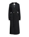 Semicouture Woman Midi Dress Black Size 4 Acetate, Silk