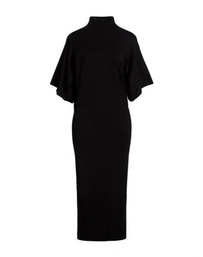 Semicouture Woman Midi Dress Black Size S Viscose, Polyester