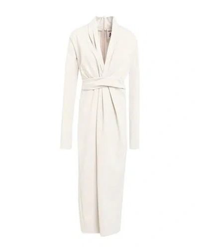 Semicouture Woman Midi Dress Light Grey Size 8 Viscose, Polyamide, Elastane