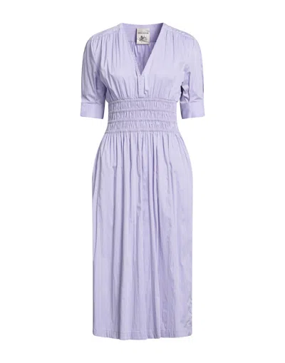 Semicouture Midi Dresses In Purple