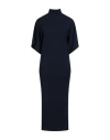 Semicouture Woman Midi Dress Midnight Blue Size M Viscose, Polyester