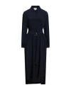 Semicouture Woman Midi Dress Navy Size 10 Acetate, Silk