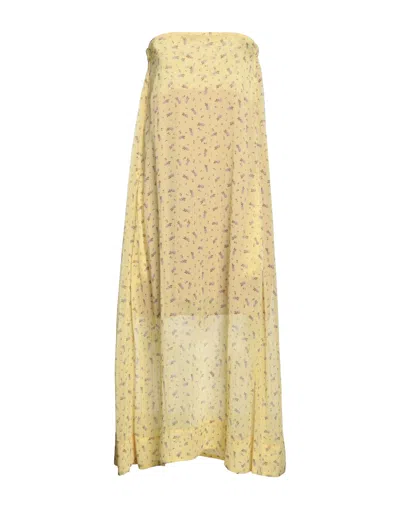 Semicouture Midi Dresses In Yellow