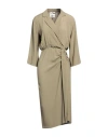 Semicouture Woman Midi Dress Sage Green Size 10 Acetate, Silk