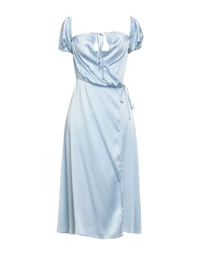 Semicouture Midi Dresses In Blue