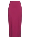 Semicouture Woman Midi Skirt Fuchsia Size 4 Viscose, Polyamide, Elastane