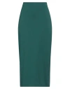 Semicouture Woman Midi Skirt Green Size 6 Viscose, Polyamide, Elastane
