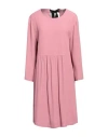 Semicouture Woman Short Dress Pastel Pink Size 10 Viscose