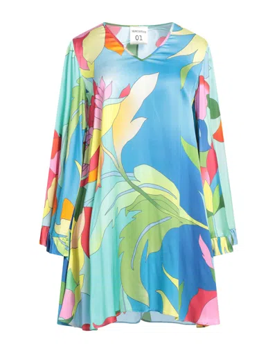 Semicouture Short Dresses In Blue