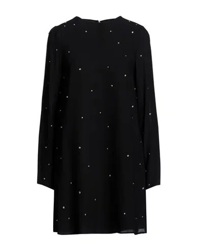 Semicouture Woman Mini Dress Black Size 4 Viscose