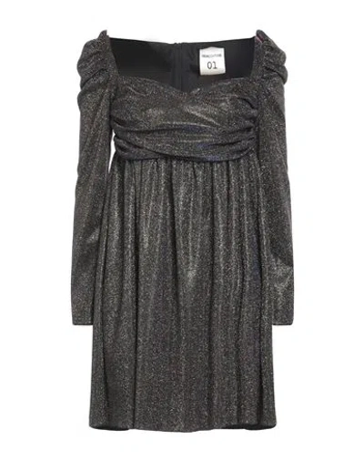 Semicouture Woman Short Dress Black Size 6 Polyester