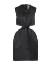 Semicouture Woman Mini Dress Black Size 8 Polyester