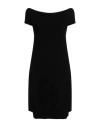 Semicouture Woman Mini Dress Black Size L Wool, Polyamide