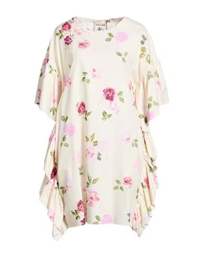 Semicouture Woman Mini Dress Cream Size 6 Cotton In White