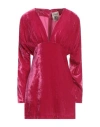 Semicouture Woman Mini Dress Fuchsia Size 4 Viscose, Polyamide In Pink