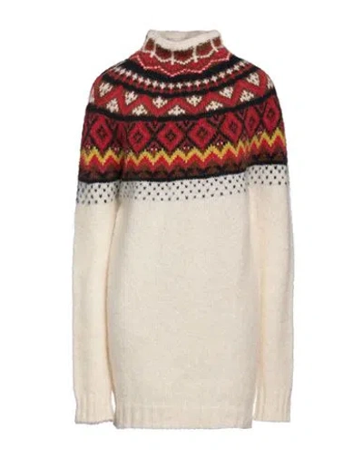 Semicouture Woman Mini Dress Ivory Size S Acrylic, Polyamide, Wool, Viscose, Alpaca Wool In White