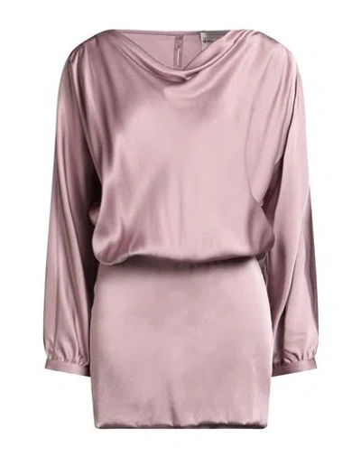 Semicouture Woman Mini Dress Lilac Size 6 Acetate, Viscose