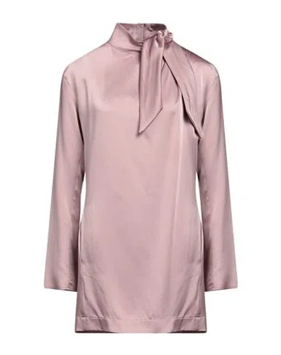 Semicouture Woman Mini Dress Mauve Size 8 Acetate, Viscose In Purple