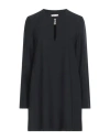 Semicouture Woman Mini Dress Midnight Blue Size 4 Polyester, Virgin Wool, Elastane