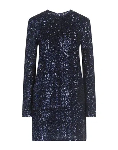 Semicouture Woman Mini Dress Midnight Blue Size 6 Polyamide, Polyester