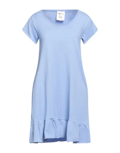 Semicouture Short Dresses In Blue