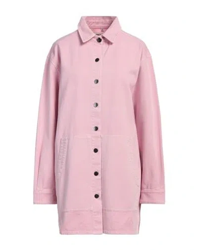 Semicouture Woman Mini Dress Pink Size 28 Cotton