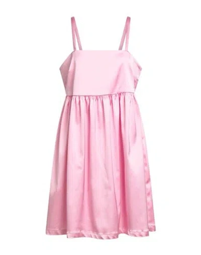 Semicouture Woman Mini Dress Pink Size 6 Acetate, Polyamide, Elastane