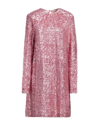 Semicouture Woman Mini Dress Pink Size 8 Polyamide, Polyester