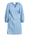 Semicouture Short Dresses In Blue