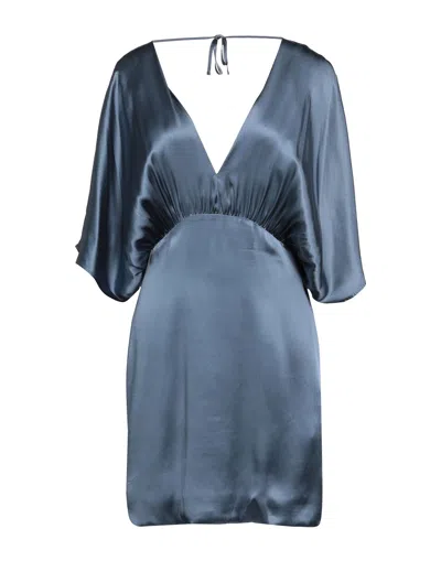 Semicouture Short Dresses In Blue