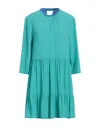 Semicouture Short Dresses In Blue