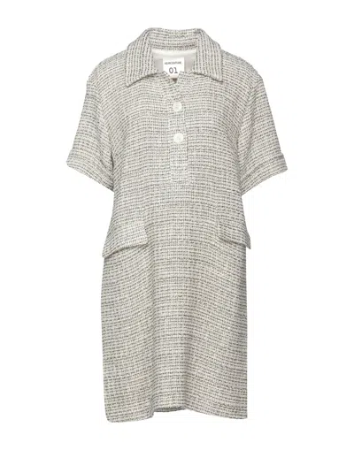 Semicouture Short Dresses In White