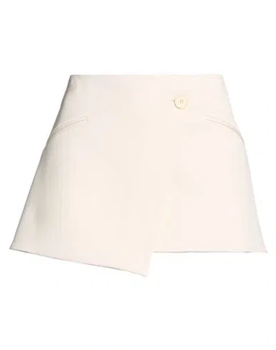 Semicouture Woman Mini Skirt Light Pink Size 6 Polyester, Virgin Wool, Elastane