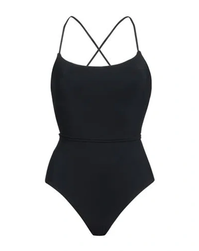 Semicouture Woman One-piece Swimsuit Black Size 6 Polyamide, Elastane