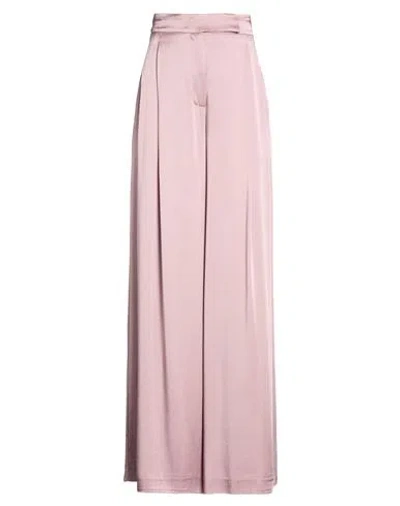 Semicouture Woman Pants Antique Rose Size 2 Acetate, Viscose In Pink