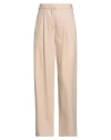 Semicouture Woman Pants Beige Size 2 Virgin Wool, Elastane