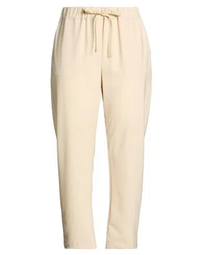 Semicouture Woman Pants Beige Size 6 Polyester, Virgin Wool, Elastane In Pink