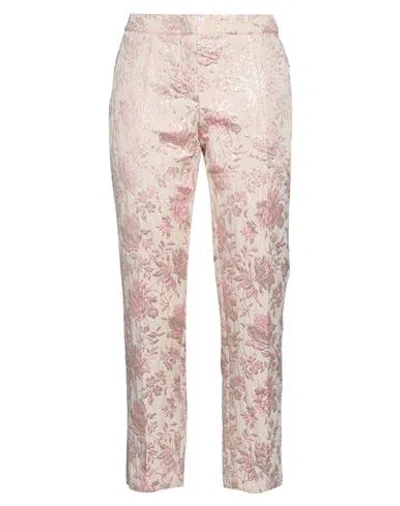Semicouture Woman Pants Beige Size 8 Acrylic, Acetate, Polyamide, Metal