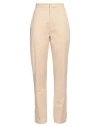 Semicouture Woman Pants Beige Size 8 Cotton In Beige