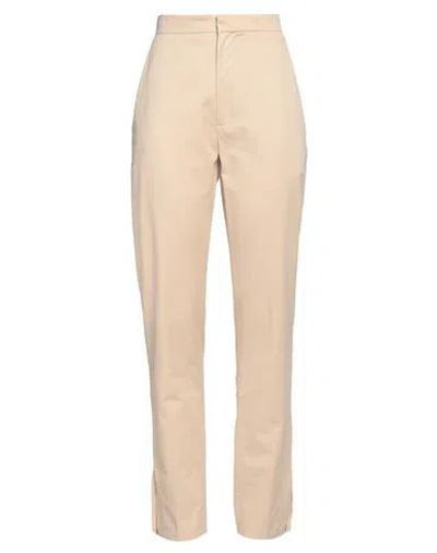 Semicouture Woman Pants Beige Size 8 Cotton