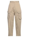 Semicouture Woman Pants Beige Size 10 Cotton, Elastane