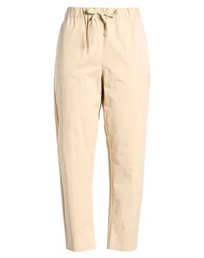 Semicouture Woman Pants Beige Size 8 Cotton In Neutral