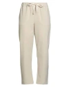 Semicouture Woman Pants Beige Size 8 Polyester, Viscose, Elastane In Gray