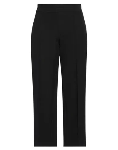 Semicouture Woman Pants Black Size 8 Polyester, Elastane