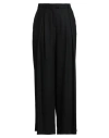 Semicouture Woman Pants Black Size 10 Viscose, Polyamide, Elastane In Black