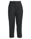 Semicouture Wool High-waisted Trousers In Black