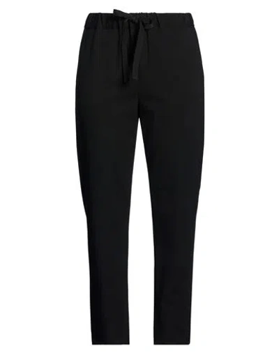 Semicouture Woman Pants Black Size 2 Viscose, Polyamide, Elastane